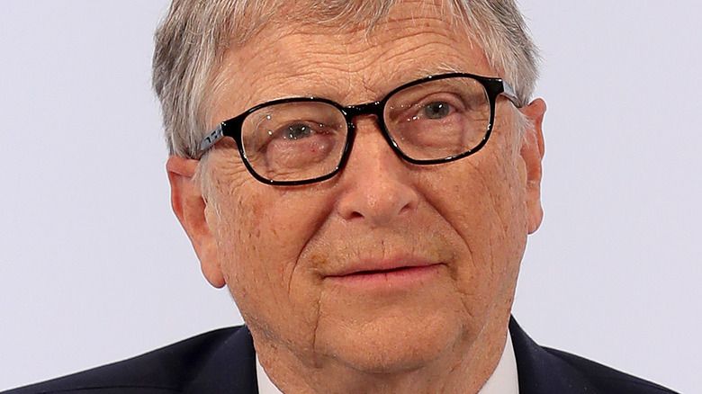 Bill Gates auf einer Konferenz im Jahr 2022