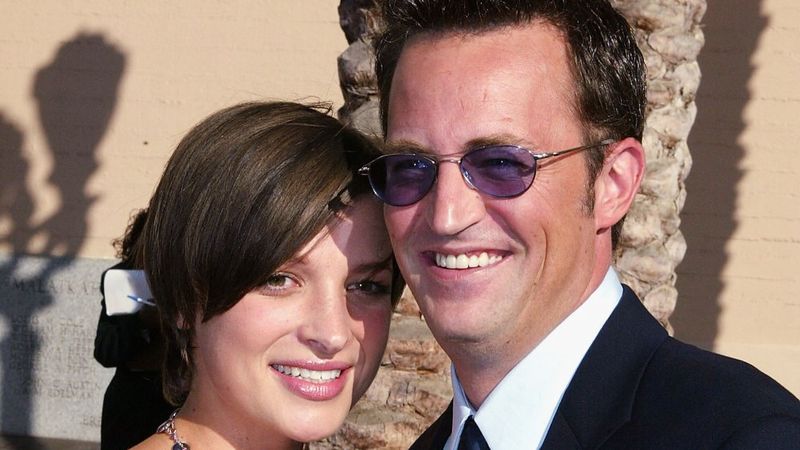 Rachel Dunn und Matthew Perry bei den Primetime Creative Arts Emmys 2004