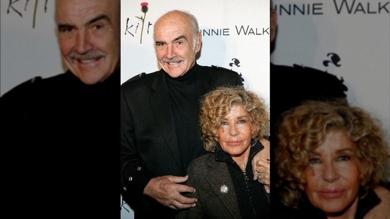 Sean Connery mit seiner Frau Micheline Roquebrune im Jahr 2006.