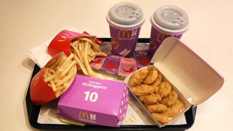 BTS-Sonderausgabe McDonalds-Mahlzeit
