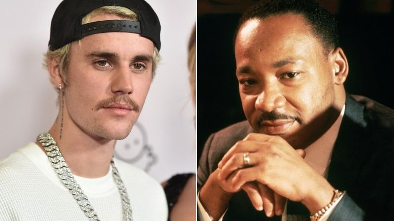 Justin Bieber und Martin Luther King Jr.
