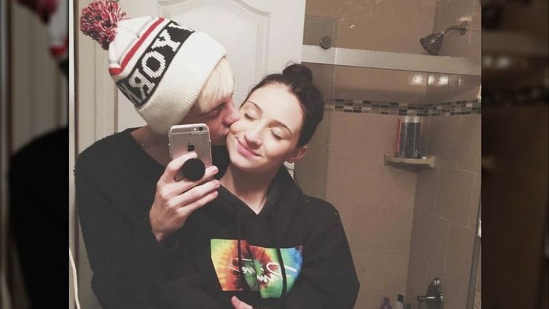 Corbyn Besson und Christina Marie Selfie auf Instagram