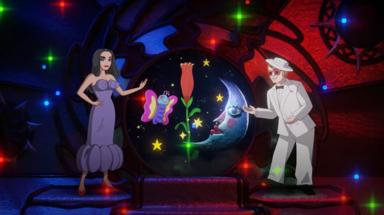 Dua Lipa und Elton John als Zeichentrickfiguren